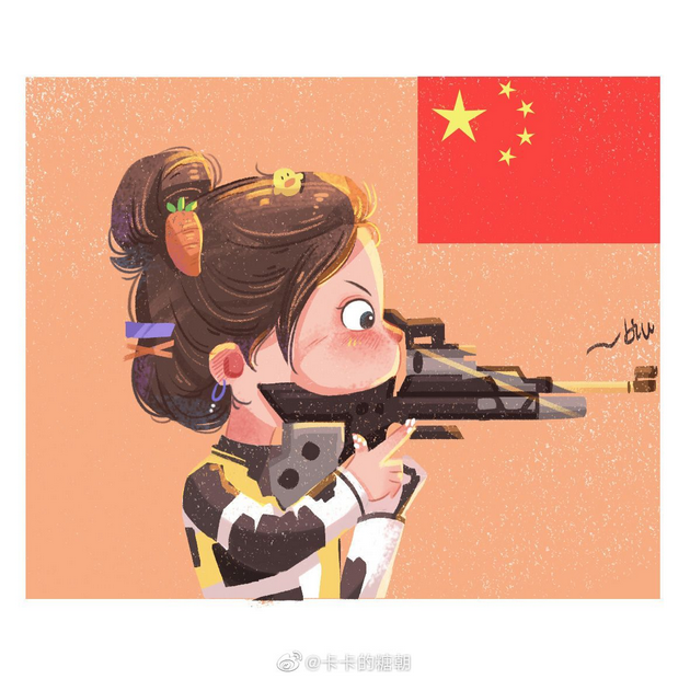 我給奧運(yùn)冠軍畫(huà)頭像：商機(jī)來(lái)了！