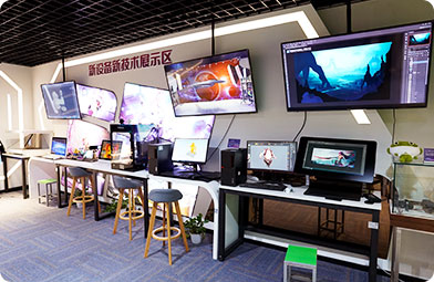 四川新華電腦學院VR動漫游戲展廳