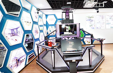四川新華電腦學院VR虛擬現(xiàn)實體驗廳
